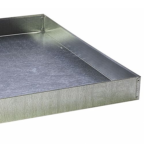 Pet Lodge® Steel Dropping Pan | Rabbit Tray Pan | Waste Pan | 30 X 30 - size: 30x30 Inch (Pack of 1)