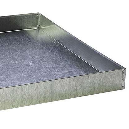 Pet Lodge® Steel Dropping Pan | Rabbit Tray Pan | Waste Pan | 30 X 30 - size: 30x30 Inch (Pack of 1)