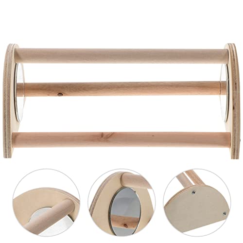 Chicken Roosting Perch Wooden Stand for Coop and Brooder Easy to Roost Bar Comfortable Resting Place for Chicks and Birds