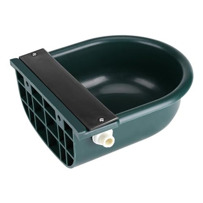 Animal Water Drinking Trough, Automatic Cow Drinking Water Bowl Feeder Trough Dispenser Waterer Livestock Water with Ball Valves for Pet Dog Horse Cattle Goat Sheep