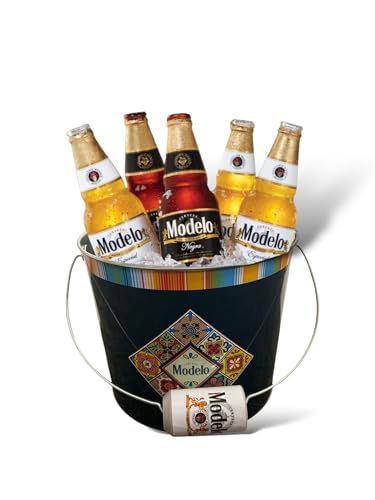 The Tin Box Company Modelo Large Beverage Bucket with Modelo Can Handle
