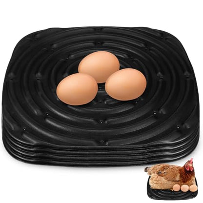 Toyvian Chicken Nesting Pads 4 Pack Washable Egg Laying Mats for Chicken Coop Soft Sponge Nest Box Liners Non Rolling Nest Pads for Poultry Care 12.00 X 12.00 X 0.39 in