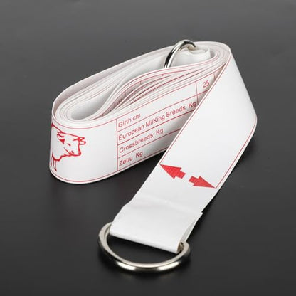 Cattle Tape Measure for Weight Estimation | Dual - Sided Bust Weight Ruler in Kg/Lbs | PVC Livestock Measuring Tape for Farmers/Ranchers | 250cm Length, Environmentally