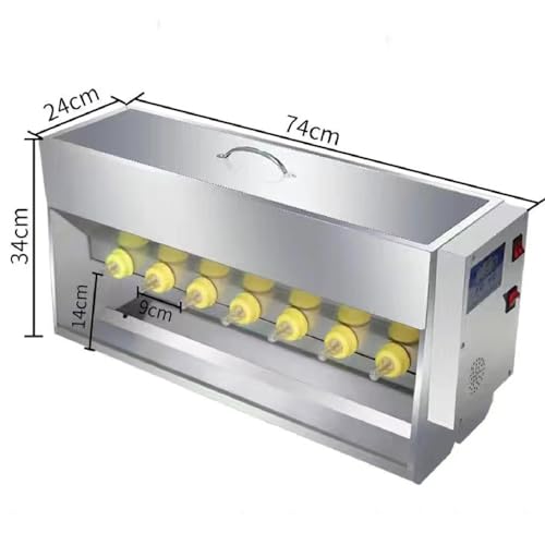 MOXOW Automatic Pig Milk Feeder, 20L Large Capacity Stainless Steel Piglet Feeding Machine with 14 Nipples, Durable Thickened Design for Efficient Piglet Care