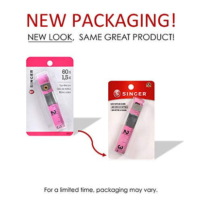 SINGER, 3-Pack Tape Measure, Pink