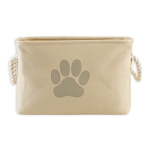 Bone Dry Pet Storage Collection Collapsible Bin, Small Rectangle, Taupe - color: Taupe, size: Small Rectangle