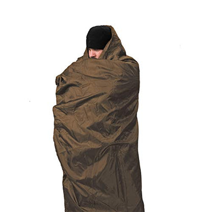 Snugpak Jungle Survival Blanket - Insulated, Lightweight, Water Repellent Polyester, Coyote - color: Coyote, size: 76 x 64 inches