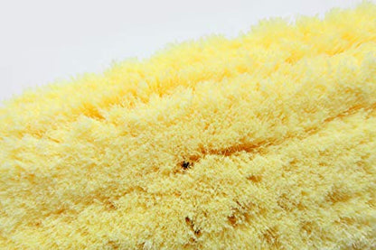 Forgrace 63" Car Wash Brush with 12-Inch Soft Bristle, Yellow | Tri-Level Dip Auto Cleaning, Extendable Handle, For Car SUV Truck Caravan Boat, Solar Panel House Siding, Sweep Snow - color: Yellow With Handle