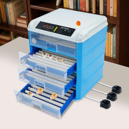 Egg Incubator, 200-240 Eggs Capacity, Automatic Egg Incubator with Auto Turning, Digital LED Display Temperature and Humidity Control for Hatching Chicken Duck Goose Eggs