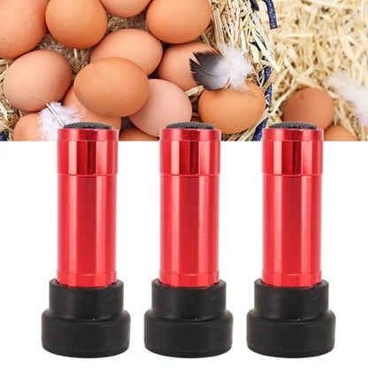 3pcs LED Egg Candler Tester with Bright Cool Soft Lighting, Monitor Eggs Development, No Heat Damage, for Chicken Eggs