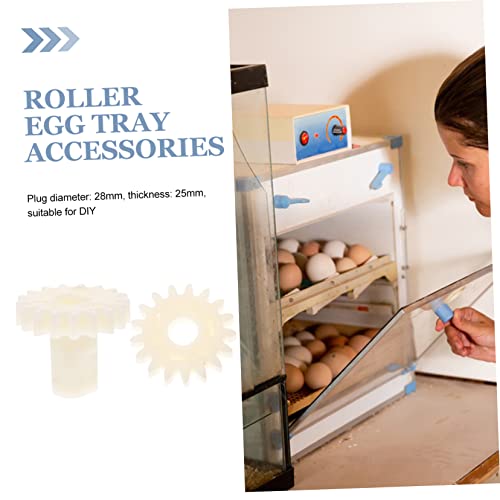 balacoo 30pcs Gear Replacement for Incubator Turning Motor Low Noise Low Power Consumption Easy Installation Farming Equipment Accessories