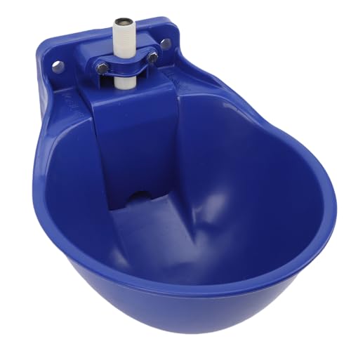 Asixxsix Automatic Water Bowl, Thickened Plastic Large Capacity Livestock Trough, Auto Fill Waterer with Easy Installation for Cows Horses Sheep Dogs