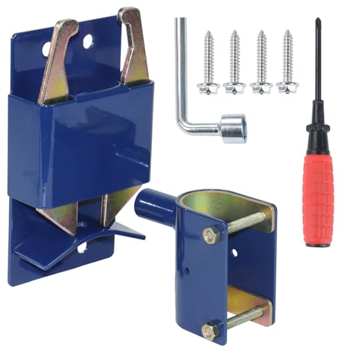 2 Way Farm Gate Latch for Metal Tube Gate 1-5/8" to 2" Diameter, Blue, Replaces S16100300 Two Way Gate Latch - color: 1x S16100300