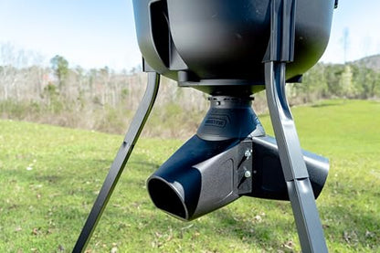 Moultrie Gravity Deer Feeder - Tripod Game Feeder - Easy Conversion Adapter - Protein Pellet Ready - Rugged No-Power Setup for Deer Management - style: 250 lb Capacity