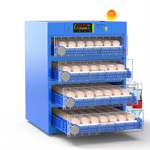 Egg Incubator for Hatching Chicks - Automatic Egg Turner with Temperature and Humidity Control for all sorts duck eggs, goose eggs, turkey eggs (256 Eggs, B1) - color: 256 Eggs