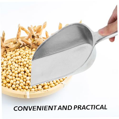BESPORTBLE Rice Shovel for Household Use Grain Scoop Ergonomic Handle for Poultry Feeding and Farm Work