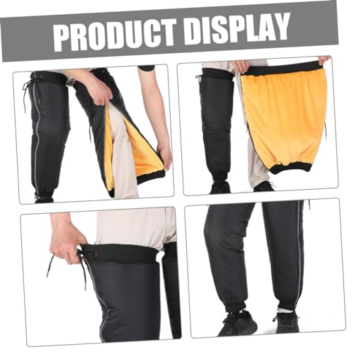 PartyKindom Motorcycle Warm Knee Pads Motorcycle Cold Weather Gear Calf Gaiters Leg Covers Hiking Leg Gaiters Leg