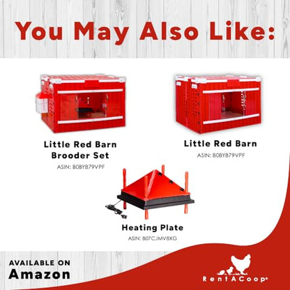 RentACoop Jute Brooder Liners for Little Red Barn Brooder (Pack of 4)