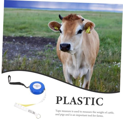 2.5m Animal Weight Tape Measure for Cattle and Pigs Multipurpose Livestock Measuring Tape Goat Pig and Cow Chest Girth Measurement Sturdy Cloth for Farm Use Style