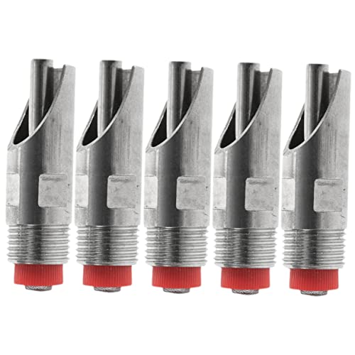 LIOOBO 5Pcs Thickened Stainless Steel Automatic Pig Waterer with Nozzle Watertight Livestock Drinking Tool for Piglets and Poultry Easy to Clean and Safe for Farm Use