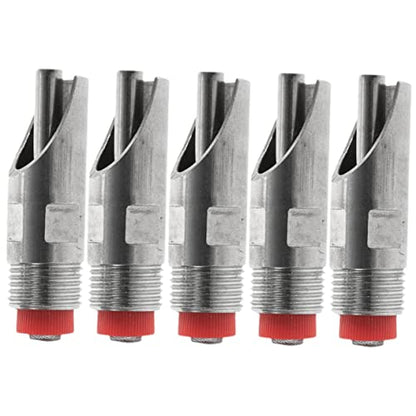 LIOOBO 5Pcs Thickened Stainless Steel Automatic Pig Waterer with Nozzle Watertight Livestock Drinking Tool for Piglets and Poultry Easy to Clean and Safe for Farm Use