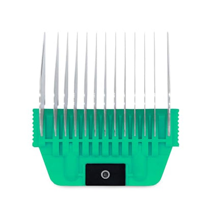 Dog Grooming Comb, A Series Wide 22mm 7/8" Metal, Professional for Smooth Coat, Durable and Precise, Trimming and Finishing, Compatible with A Series Clippers - size: A Series Wide 22mm (7/8") Metal Comb