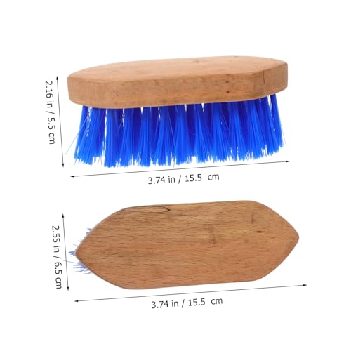 VICASKY Practical Horse Grooming Brush Cattle Hair Comb with Hard Bristles for Fur Cleaning Equine Body Brush for Horse Care and Grooming Supplies