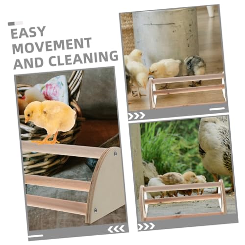 POPETPOP Roosting Bar for Hens and Chicks Wooden Coop Stand for Indoor Outdoor Use Promotes Healthy Growth and Activity for Enhanced Wellbeing