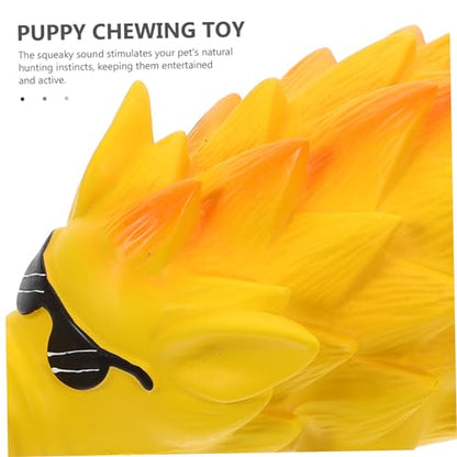 Mipcase Latex Pig Shaped Squeaky Dog Chew Interactive Teeth Grinding Plaything for Puppies Large Breeds Training Reward Pet Play