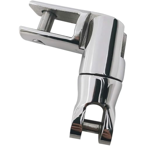 Duty 316 Stainless Steel Multi-Directional Double Anchor Swivel Connector(1/4"-5/16" 3/8"-1/2") - size: 3/8"-1/2"