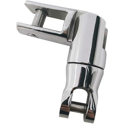 Duty 316 Stainless Steel Multi-Directional Double Anchor Swivel Connector(1/4"-5/16" 3/8"-1/2") - size: 3/8"-1/2"