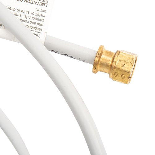 Ice Maker Installation Kit 25 Feet of PEX Tubing for Appliance Water Lines with Stop Tee, 1/4" Compression Fittings, for Potable Drinking Water - size: 25 ft, style: PEX with Stop Tee