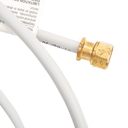 Ice Maker Installation Kit 25 Feet of PEX Tubing for Appliance Water Lines with Stop Tee, 1/4" Compression Fittings, for Potable Drinking Water - size: 25 ft, style: PEX with Stop Tee