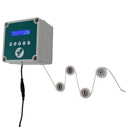 IP44 Automatic Chicken Coop Door Controller Timer Light Sensing Remote Control Chicken Coop Door Actuator Motor for Farm