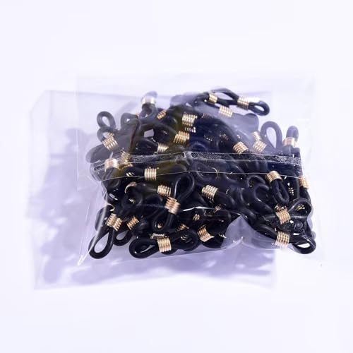 50 Pcs Black Baby Chick Splay Leg Hobble Chicken Leg Bands Adjustable Hobbling Chicken Hobble Braces for Spraddle Leg Repair Poultry Care Supplies, Poultry Feeding and Watering Supplies