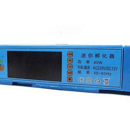 Egg Incubators Kits, 64 Eggs Incubators for Hatching Eggs Automatic Egg Turning Incubator Digital Display Temperature Control One Key Smart Chicken Egg Incubator with Feeder for Ducks, Quail, Pigeons