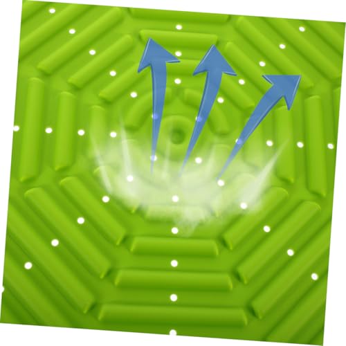 BESPORTBLE 2Pcs Reusable Chicken Nesting Pads Washable Silicone Mats for Nest Box Coop Versatile Bedding for Chickens Easy to Clean Suitable for Various Nest Gray Green