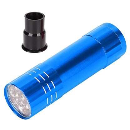 Rechargeable LED Egg Candler with Brightness Mode Handheld Design for Chicken Quail and Goose Inspection - color: Blue