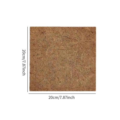 6PCs for Hen House Chicken Nest Box Liner Easy to Clean Hen Nisting Pad Bed Linen Matt, 20x20cm