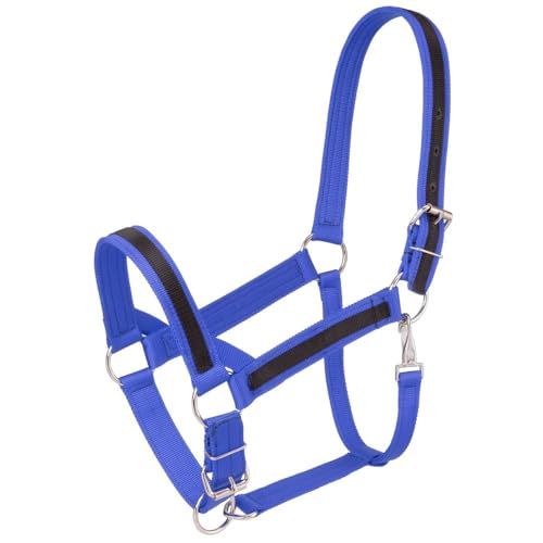 Tough1 Premium Nylon Draft Halter with Overlay - color: Royal Blue