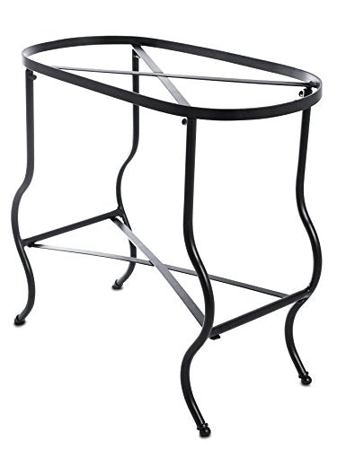 BIRDROCK Home Stainless Steel Beverage Tub with Stand - Bottom Tray - Ice Bucket - Party Drink Holder - Wooden Handles - Outdoor or Indoor Use - Free Standing
