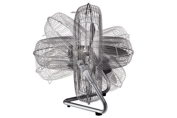 Lasko 20" Silver High Velocity Wall Mount Fan with Pivoting Head - 3 Speeds, Ideal Wall Mount Fan or Floor Fan for Home, Garage, Attic, 2265QM - color: Silver 2265qm