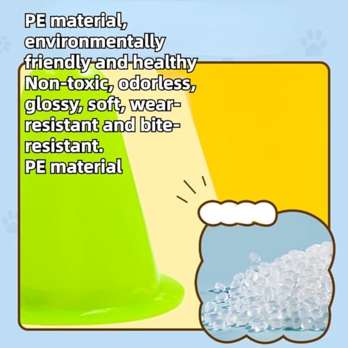Rabbit Training Rings Toy Interactive Educational Stacking Rings 5 Random Colors Puzzle Toys for Small Animal Bird Kitten Ferret Guinea Pig Squirrel (Red) - color: Red