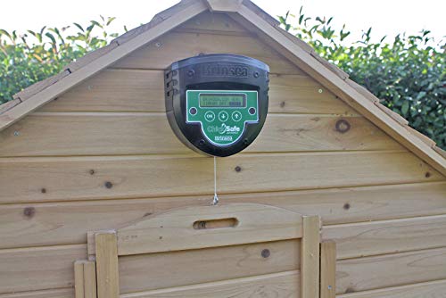 Brinsea ChickSafe Advance Automatic Chicken Coop Door Opener for Vertical Sliding or Hinged Hen House Doors with Programmable Timer, Digital Display, 8 lb. Lift Capacity - style: Light Sensor & Timer