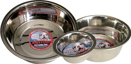 Loving Pets Standard Stainless Dish, Dog Bowl, 1 Pint - color: Stainless, size: Pint