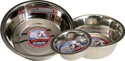 Loving Pets Standard Stainless Dish, Dog Bowl, 1 Pint - color: Stainless, size: Pint