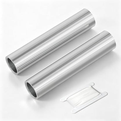 TAISHER 2PCS Stainless Steel Pipe Fittings, 1/2" NPT x 1/2" NPT Female Threaded, 6" Length Nipple Cast Pipe - size: 1/2" FNPT 2pcs