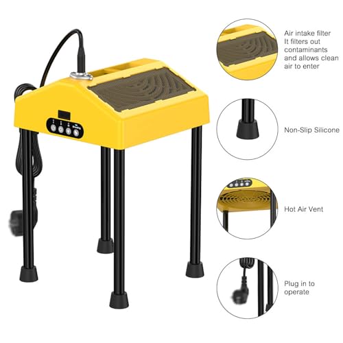 Chick Brooder Heater for Brooder Box,Automatic Brooding Chicken Brooder Warmer,3 Heat Settings,Detachable Hangable Poultry Heater with 3 Heat Settings,Built-in Light for Baby Chicks, Ducklings,Quails