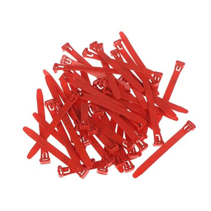 Adjustable Chicken Leg Bands 500Pcs Adjustable Chicken Leg Bands, 5-Color Reusable Poultry Marking Rings for Flock Tracking & Management, Durable(Red) - color: Red