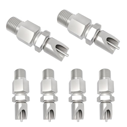 Threaded Stainless Steel Rabbit Nipples Rodent Nipples Waterer Automatic Rabbit Waterer Watering System Animal Supplies Breeding Supplies (Grey, 6) - color: grey, size: 6